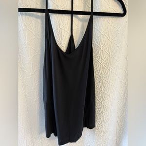 Modal-Silk Yoga Tank Top black size 6